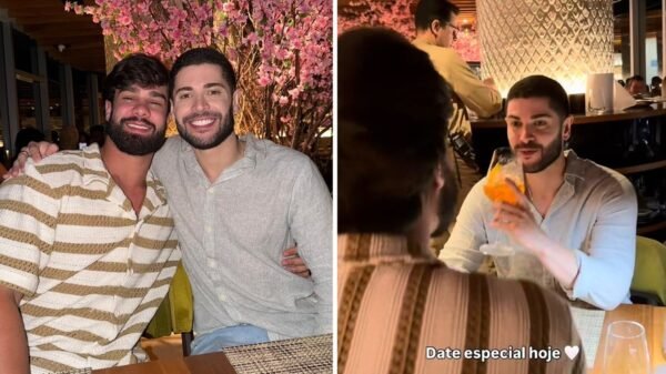 Ex-BBB’s Paulo Augusto e Marcelo têm jantar “romântico” no Rio e movimentam a web