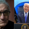 Trump ataca Robert De Niro após ator pedir “resistência” ao governo