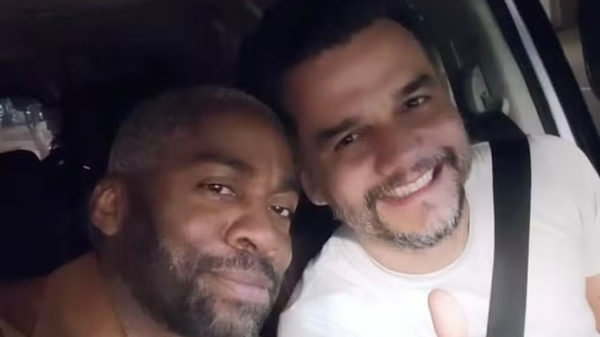 Antes e depois de Lázaro Ramos e Wagner Moura chama atenção nas redes — Foto: Reprodução/Instagram
