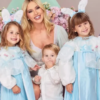 virginia com os filhos