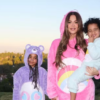 Khloé Kardashian com True e Tatum