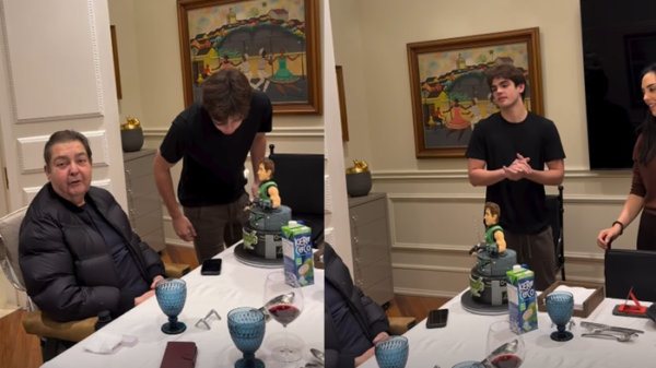 Faustão aparece em vídeo raro durante aniversário de 18 anos do filho caçula 4 faustao reaparece