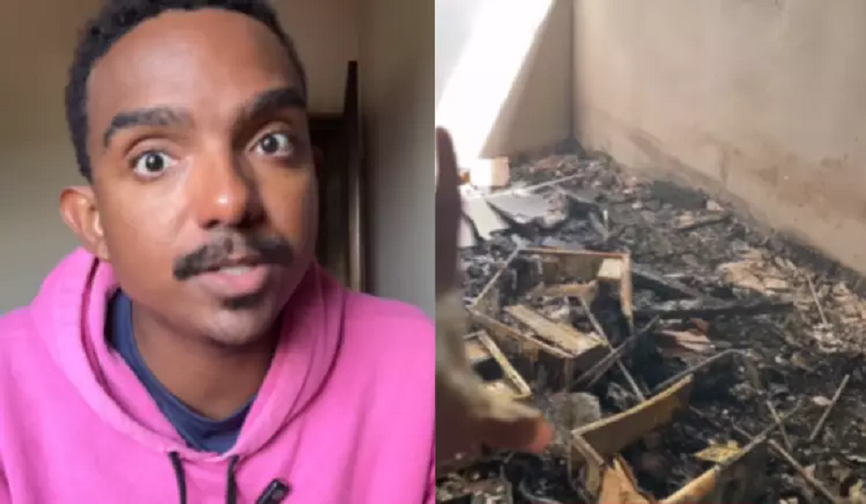 incendio carregador casa influencer