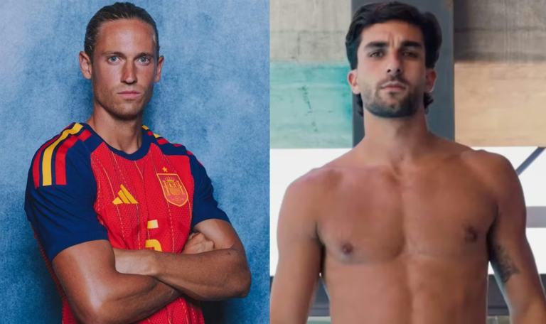 Estrelas do futebol espanhol viralizam com fotos de beijos sem camisa