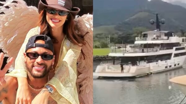 Iate de R$ 150 milhões de Neymar chega a Angra dos Reis e impressiona pelo luxo 3 iate neymar