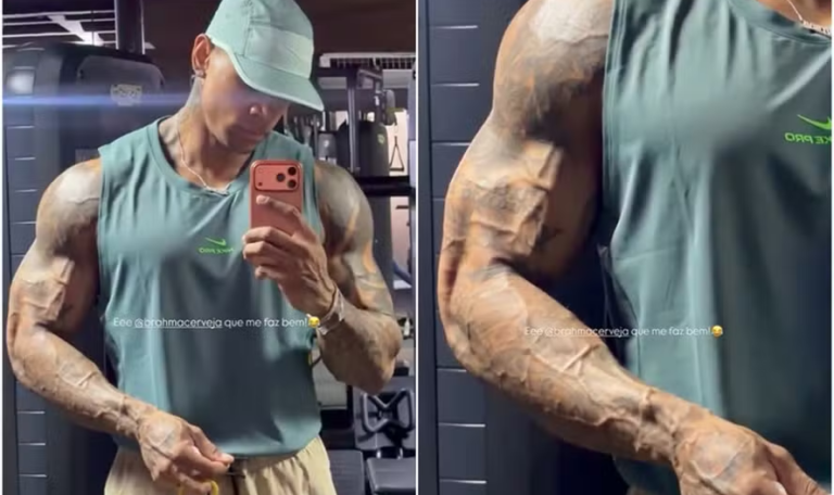 Léo Santana impressiona ao exibir veias saltadas após treino e viraliza 52 image