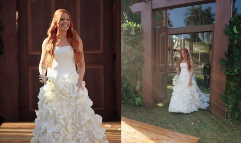 Após desentendimento com o pai, Viih Tube entra sozinha no altar em casamento com Eliezer 49 viih tube