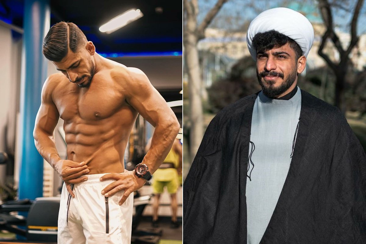 Quem é o fisiculturista iraniano que viralizou após mostrar abdômen