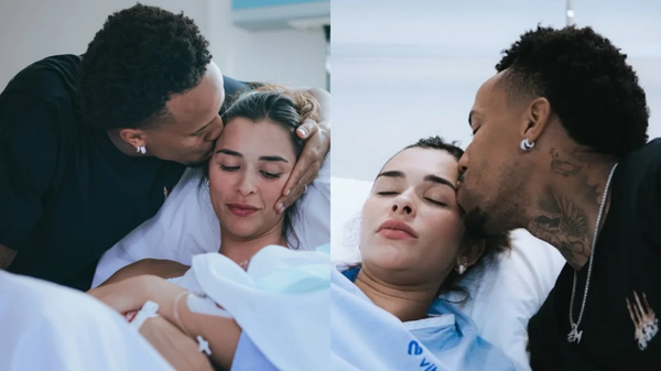 Nasce Gabriel, primeiro filho de Éder Militão e Tainá Castro: “Muito amado”