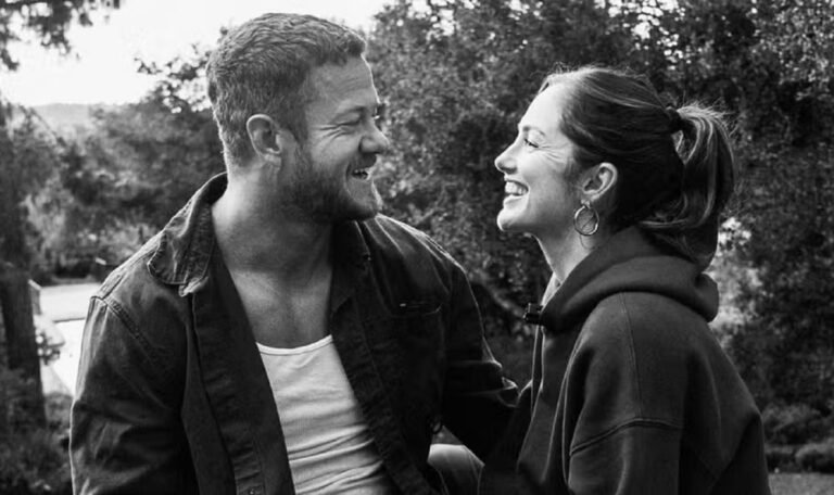 O cantor Dan Reynolds e a atriz Minka Kelly — Foto: Reprodução/Instagram