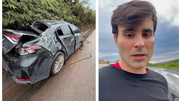 Sobrinho de Dilma Rousseff sofre acidente de carro a caminho de São Paulo 1 Pedro Rousseff publica vídeo nas redes sociais para tranquilizar seguidores após acidente e afirma que passa bem - Foto: Reprodução/X/@pedrorousseff