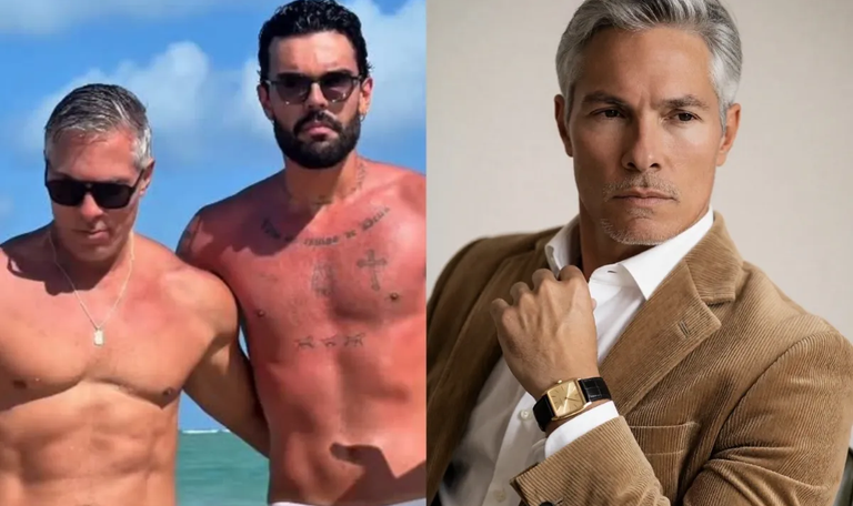 Sogro de Luan Pereira impressiona aos 62 anos com físico definido; veja comparação