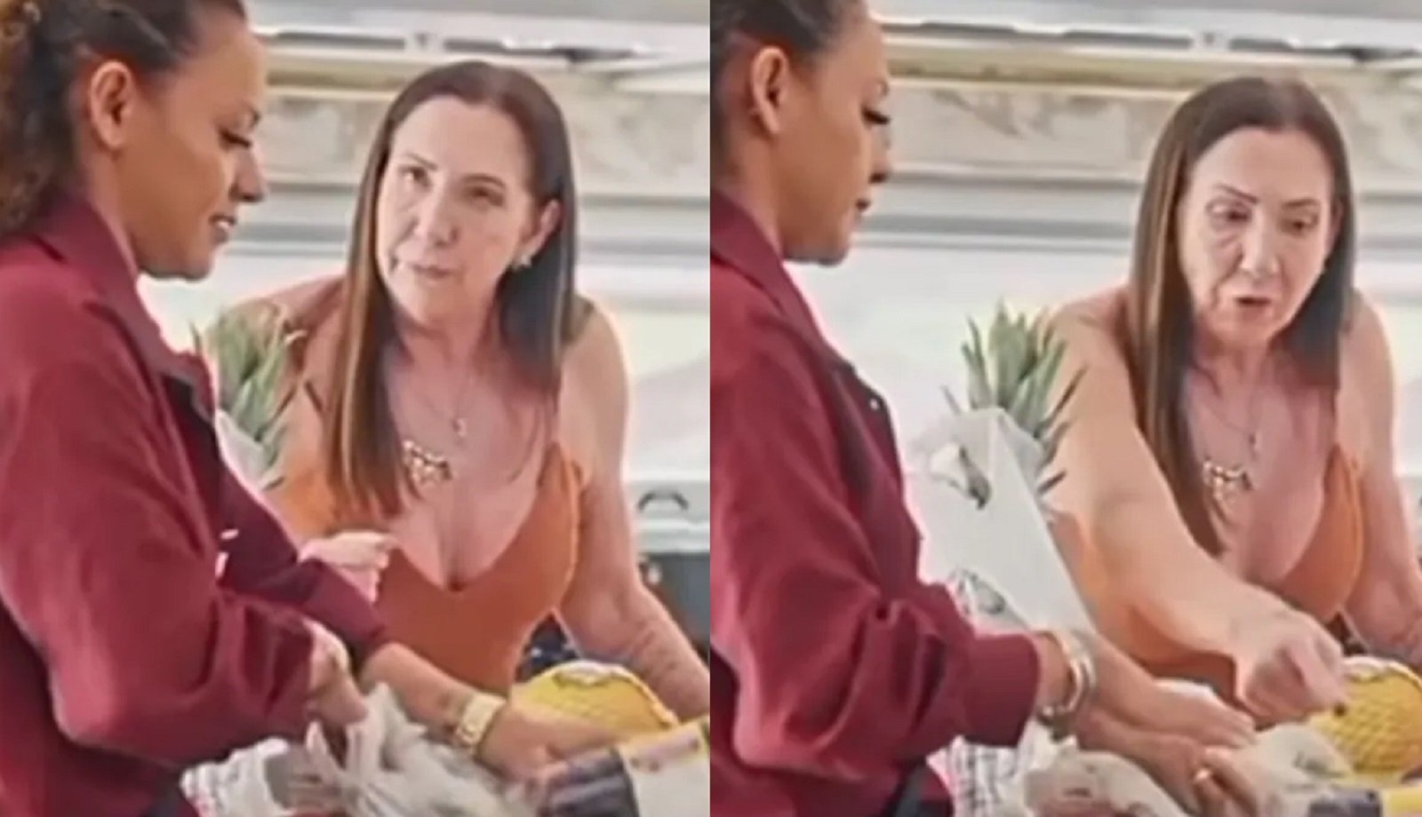 mae de virginia da bronca em funcionarios