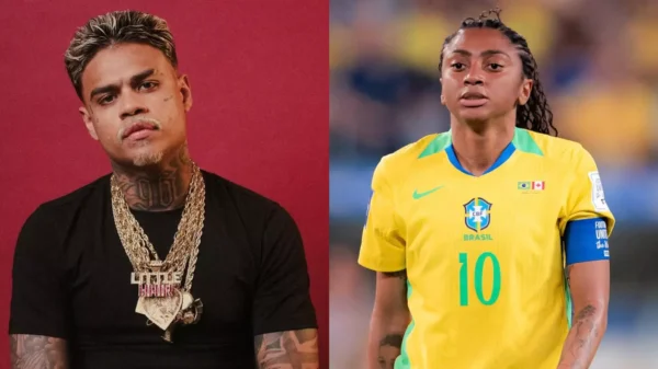 MC Cabelinho vive romance à distância com Kerolin, atacante da Seleção, diz jornal